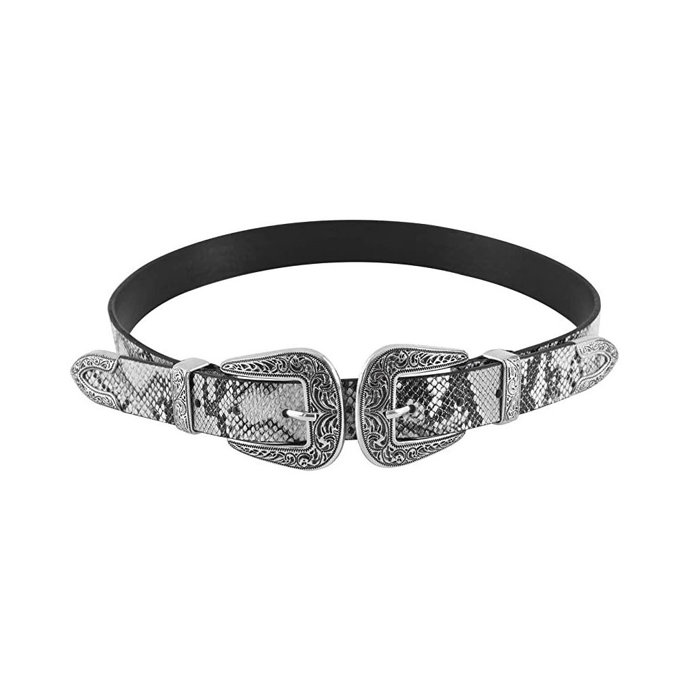Ceinture western pour femme, ceinture en cuir au style vintage avec boucle western, ceinture noire pour pantalons, jeans et robes