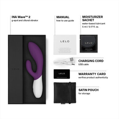 Lelo Ina Wave 2 Plum -vibraattori 1 kpl 1 kpl