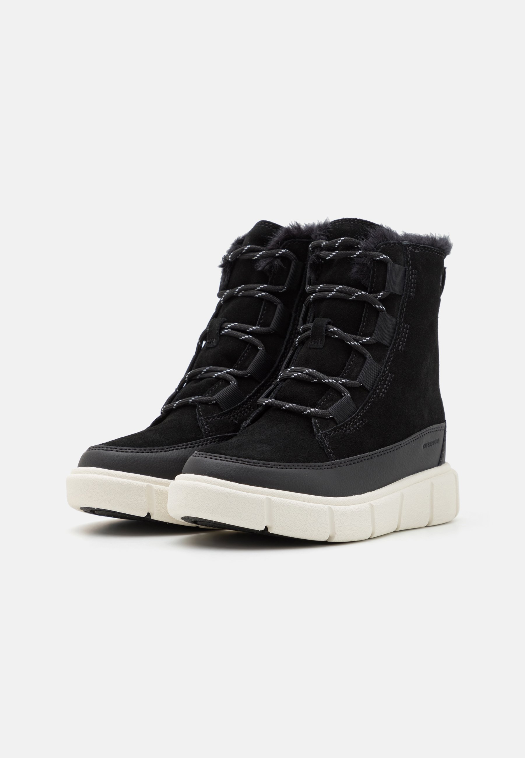 Sorel YOUTH EXPLORER UNISEX - Stivali invernali - nero/sale marino