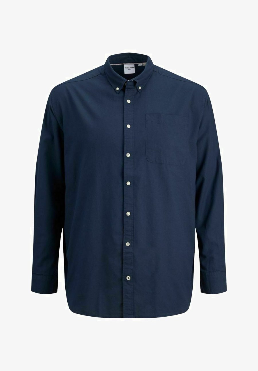 Jack & Jones JJEOXFORD SHIRT - Shirt - marineblauwe blazer