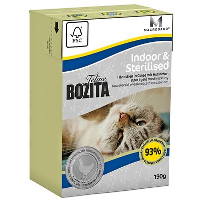 Bozita Katzen-Tetra-Pak-Sparpackung 16 x 190 g
