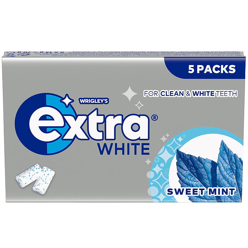 Extra Extra 5er-Packung 70 g, Süße Minze