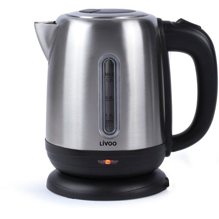 Bouilloire - LIVOO - DOD182 - 1630 W - 1,2 L - Socle 360° - Gris