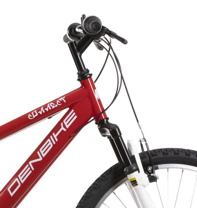 Vélo VTT 24'' Fourche Télescopique - 18 Vitesses - Shimano TY21 - Freins V-Brake et Jantes en Aluminium