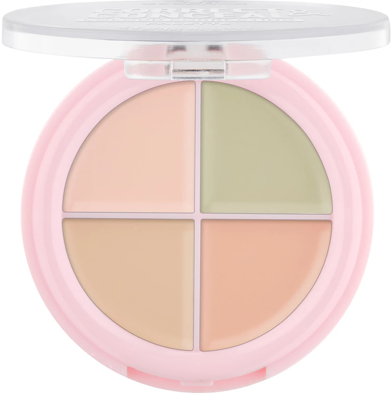 essence CORRECT & CONCEAL Concealer-Palette für einen ebenmäßigen Teint