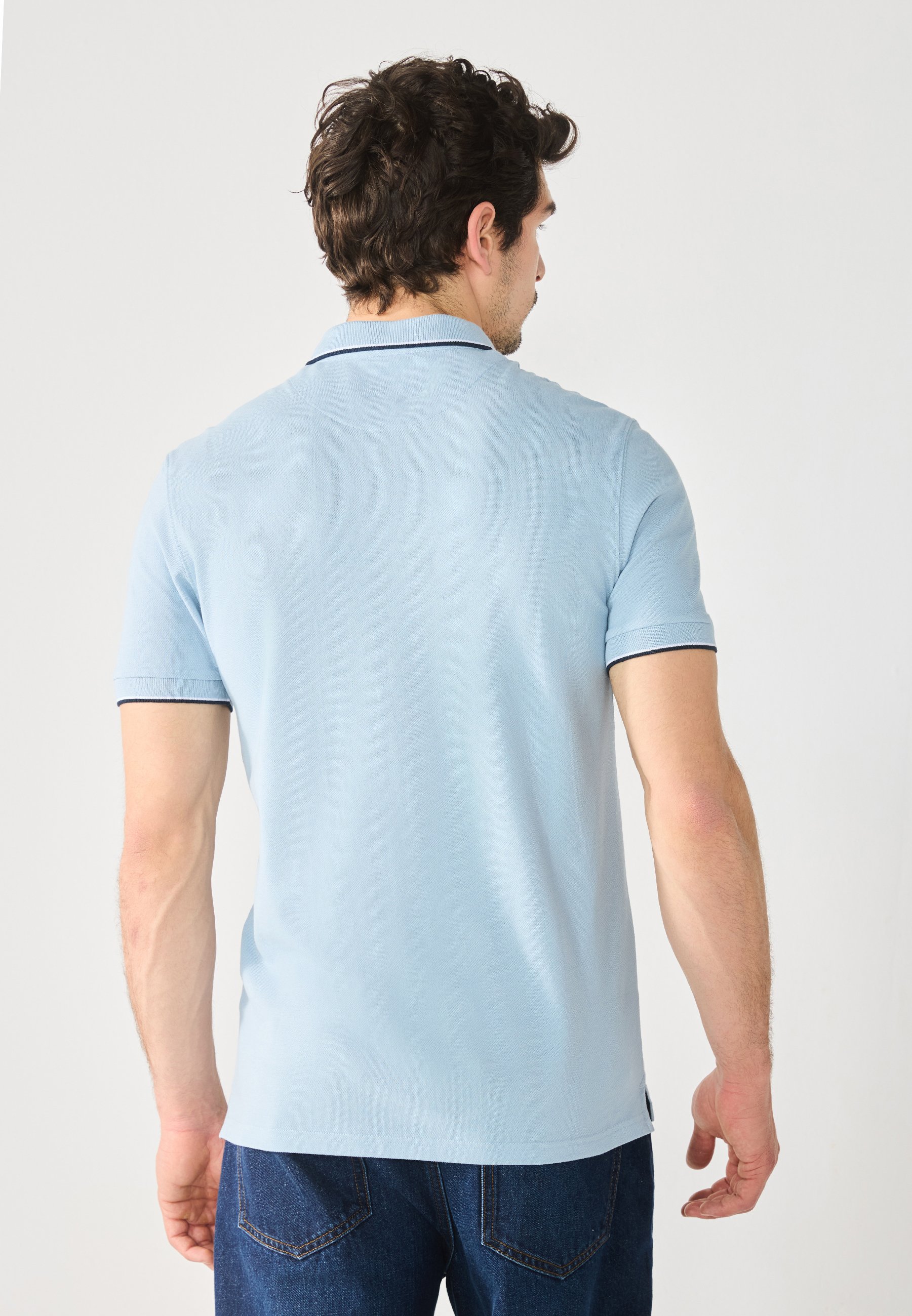 Polo Pier One - bleu brume