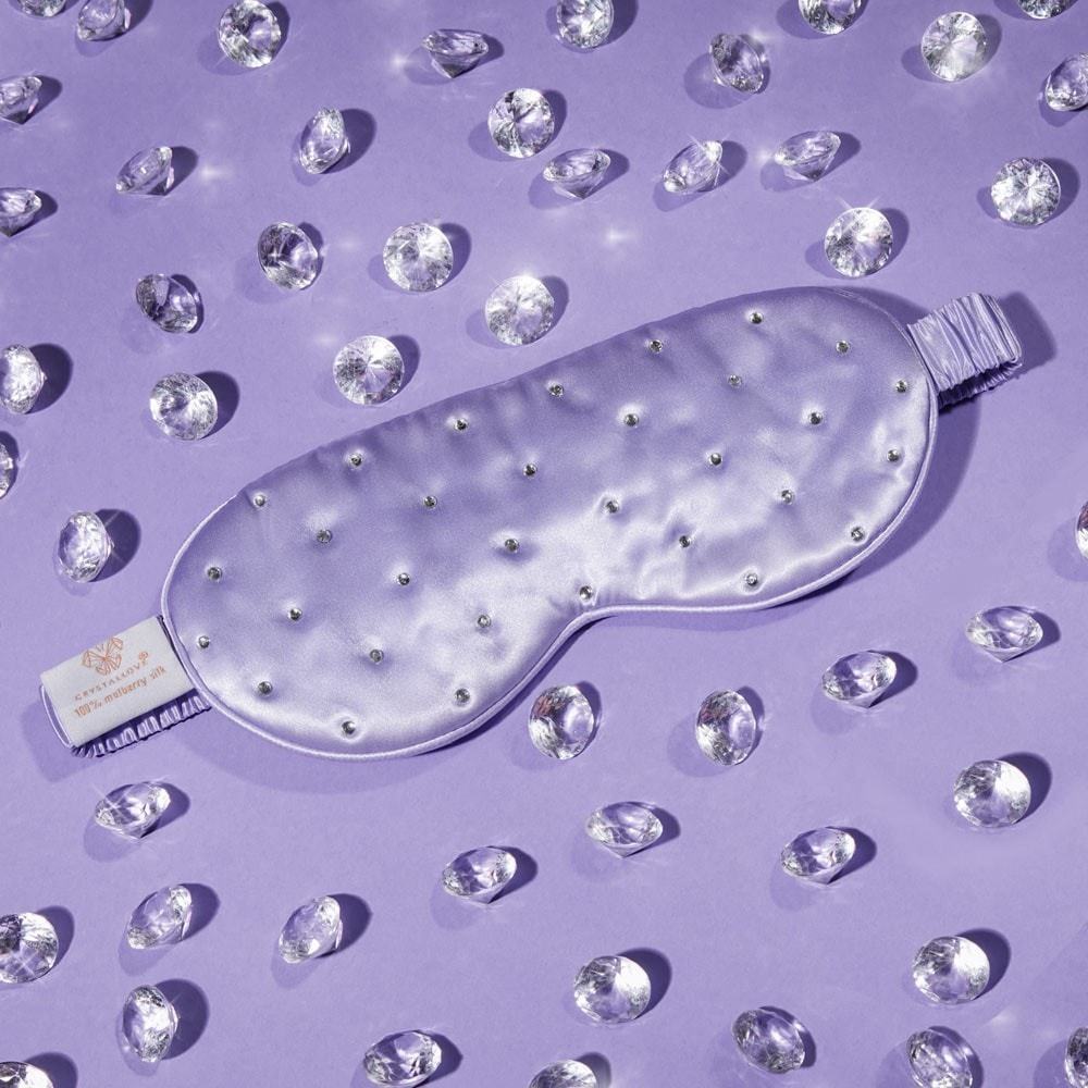 „Crystallove“ paakių kaukė, kristalizuota šilko paakių kaukė – alyvinė – 1 vnt.