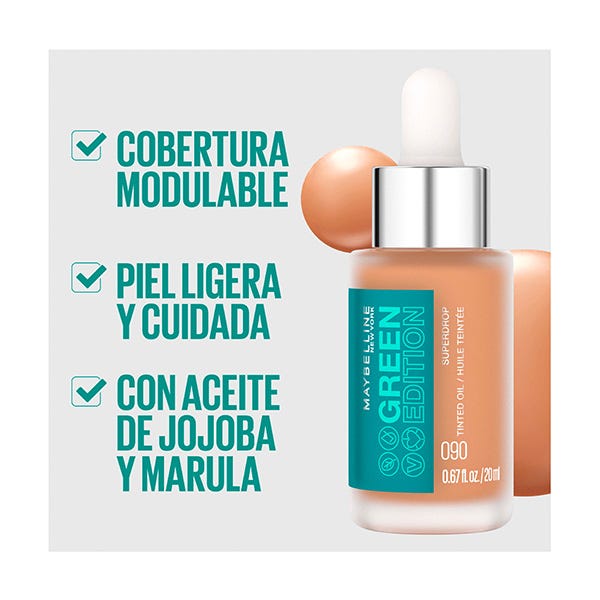 Έλαιο με Χρωματιστή Απόχρωση Green Edition Superdrop