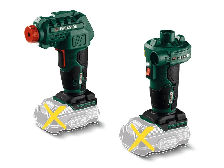 PARKSIDE® Akkukäyttöinen kompressori/ilmapumppu PAK 20-Li B2, 20 V