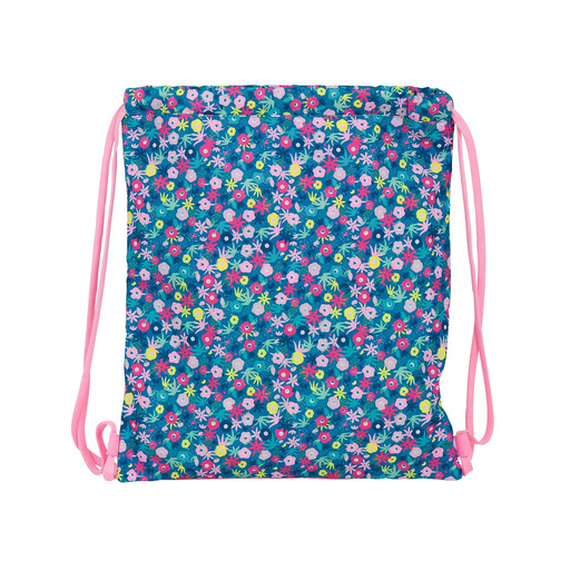  Safta Saco Plano Grande De Benetton Blooming, 350x400m, Rosa/flerfärgad