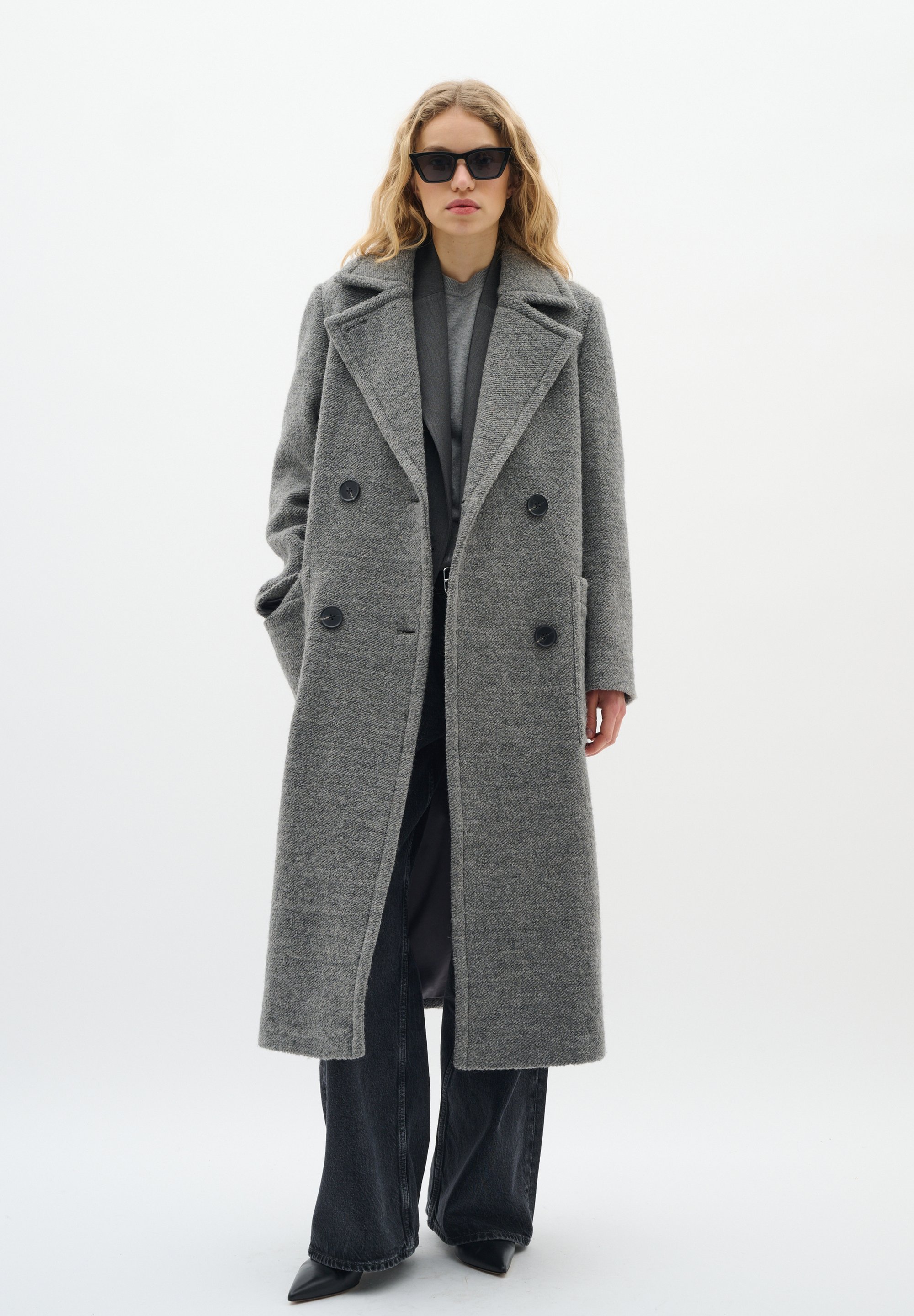InWear YUM - Klassieke jas - graniet melange