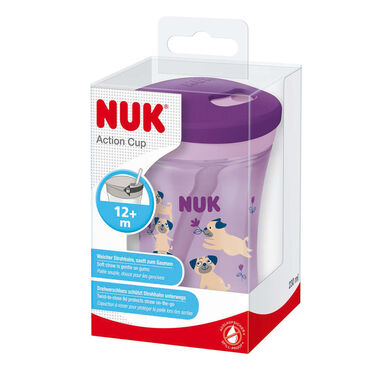 Nuk Action Evolution puodelis 12M 230 ml 230 ml