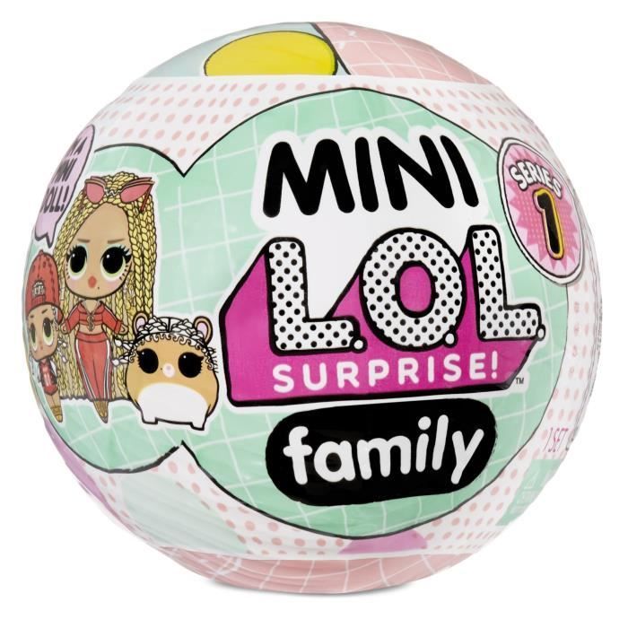 LOL Surprise - Mini Family Collection - Réplicas em Miniatura de Bonecas Fashion e Acessórios - Modelo Colecionável Aleatório