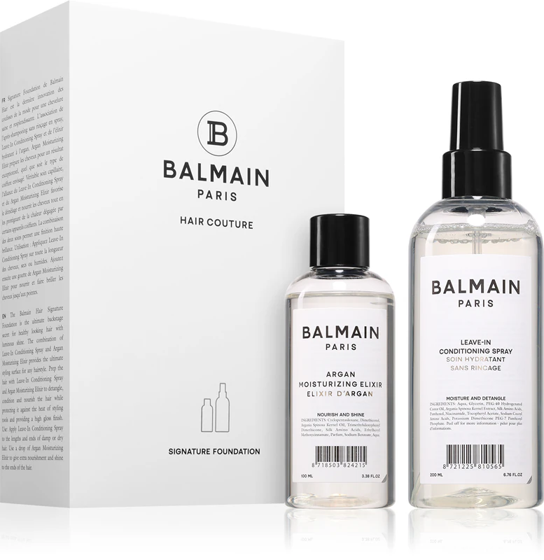 Conjunto de presente Balmain Hair Couture Signature Foundation para mulheres