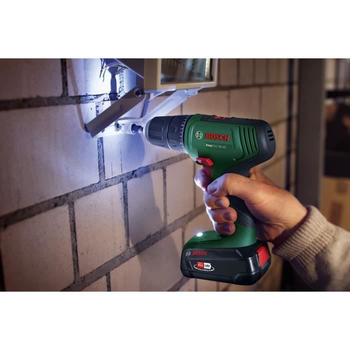 Drill/driver - Bosch - EasyDrill 18V-40 - Battery not included - 13 mm chuck - 2 speeds