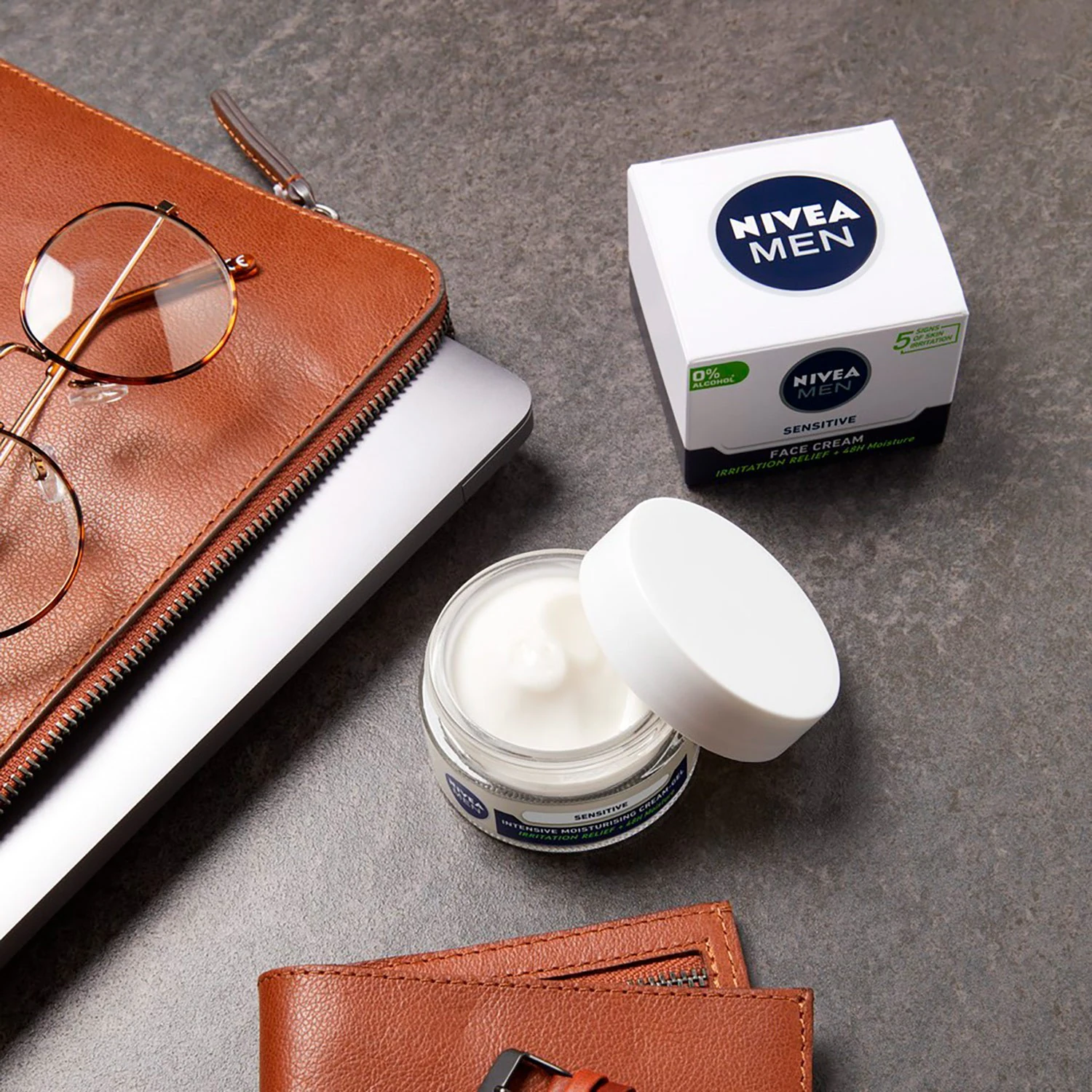 NIVEA Soin de Jour visage hydratante 48H 0% Alcool Camomille