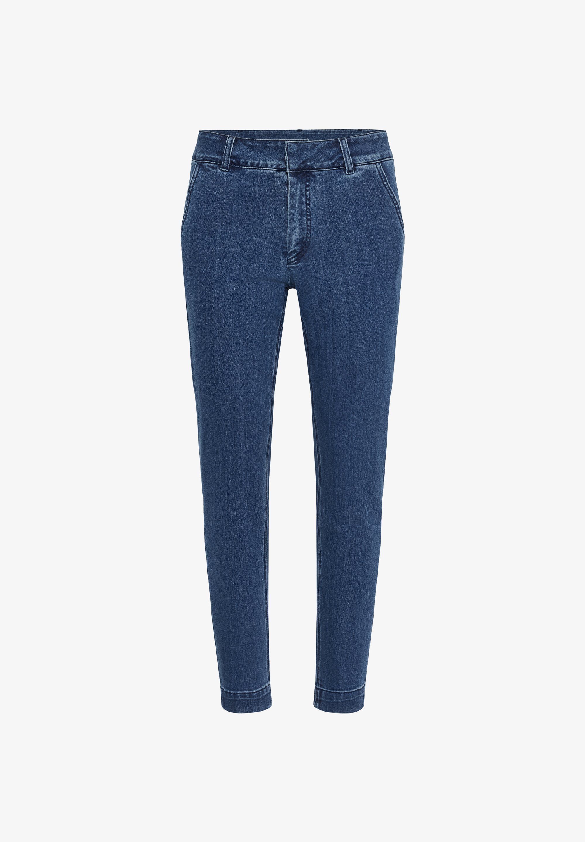 Kaffe KALEA - Slim fit jeans - middenblauw denim