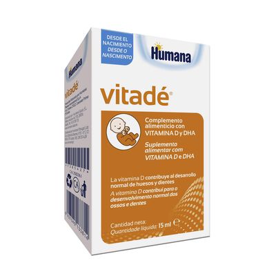 Vitadé Vitadé D-vitamiinilla ja DHA:lla 15 ml 15 ml