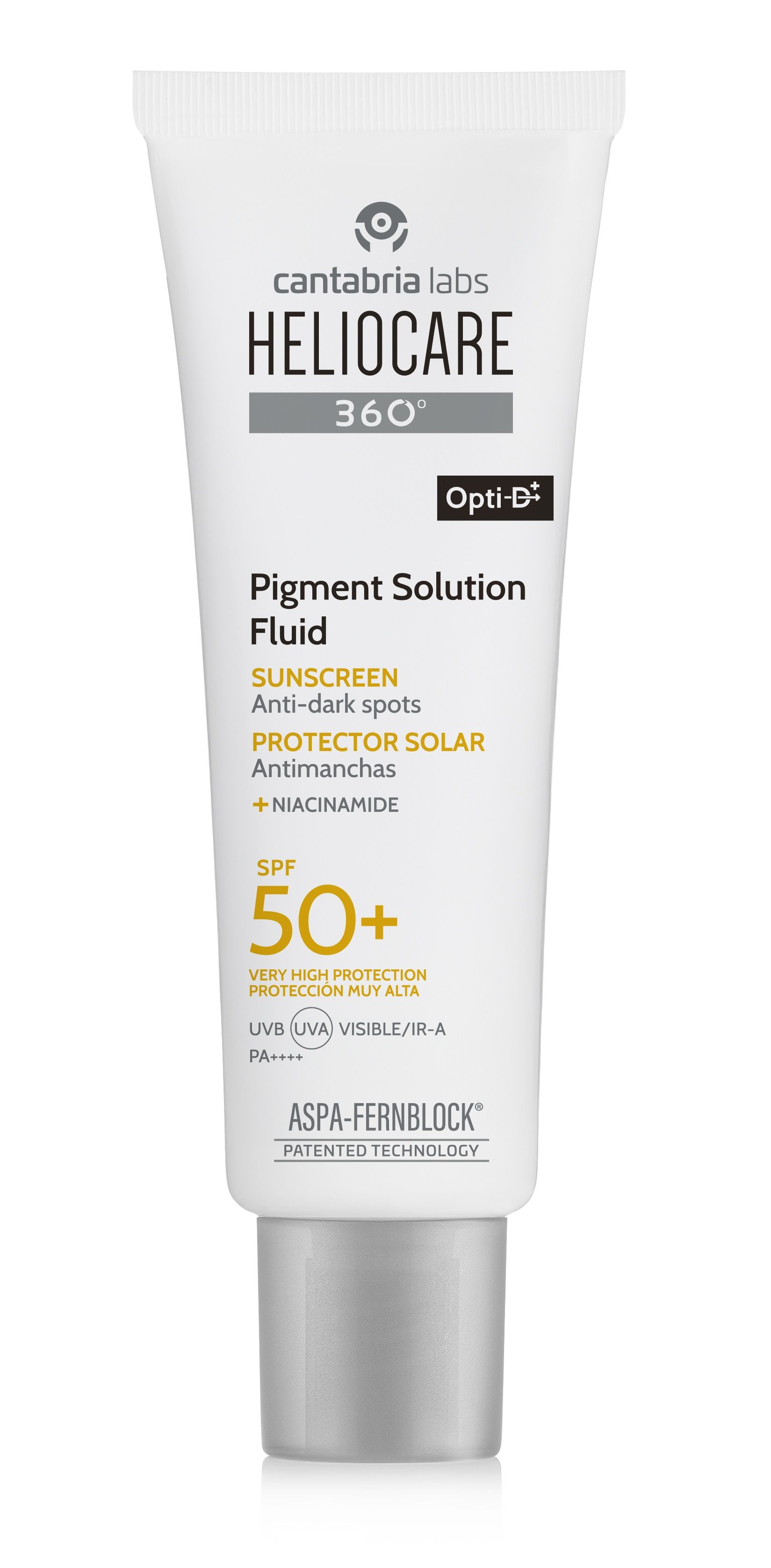 „Heliocare 360º“ pigmento tirpalo skystis SPF50 Apsauga nuo saulės (vaistinė)