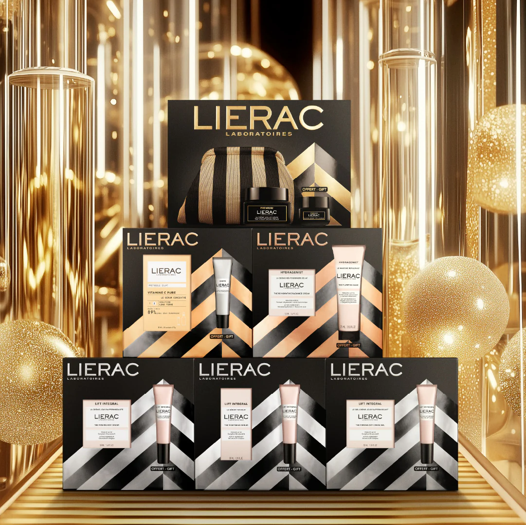 Premium Coffret Natale Siero + Premium Occhi + Pouch - Cofanetto Antirughe, Siero viso antirughe
