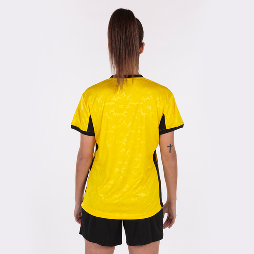 Camiseta Manga Corta Joma Toletum Ii Amarillo Negro