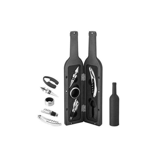 Juego de botellas de vino KINGHOFF KH-1166 con sacacorchos y accesorios.