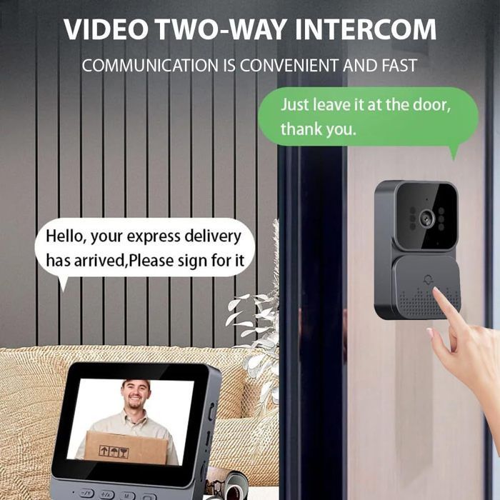 Videocitofono wireless PRUMYA da 4,3