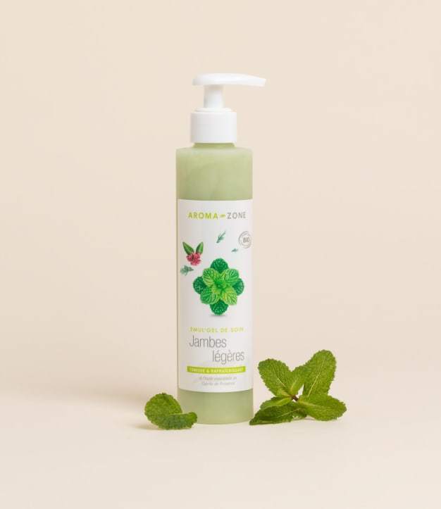 Gel ligero para el cuidado de las piernas