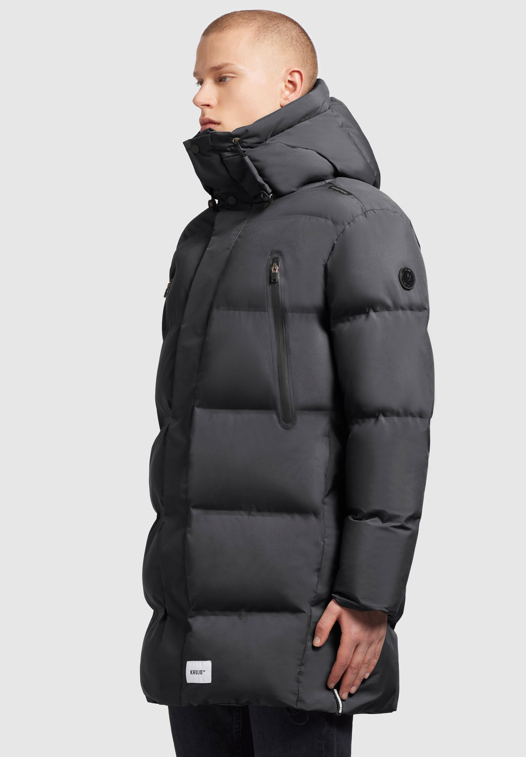 khujo MORSE - Cappotto invernale - grigio scuro