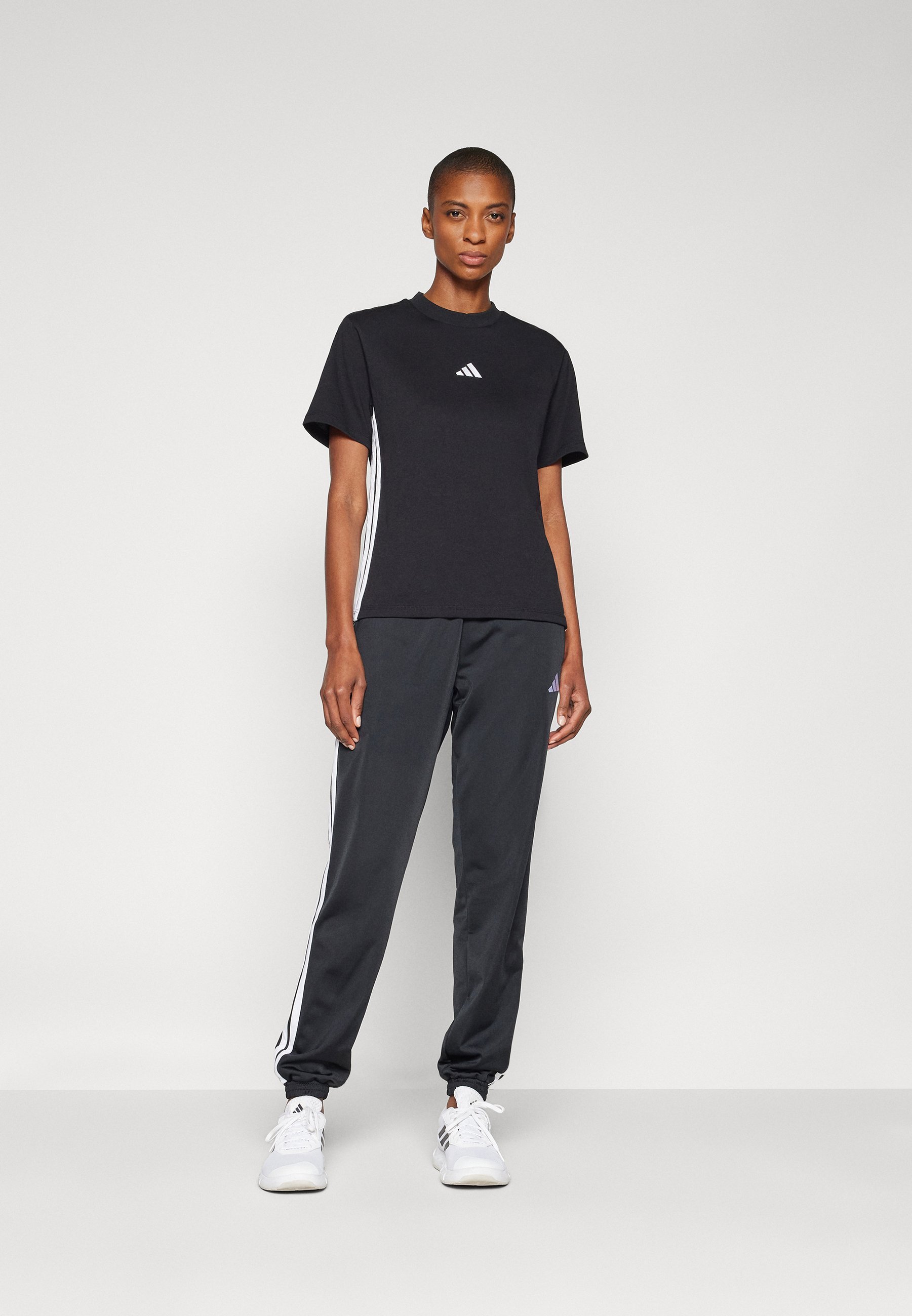 adidas Sportswear T-shirt met print - zwart/wit