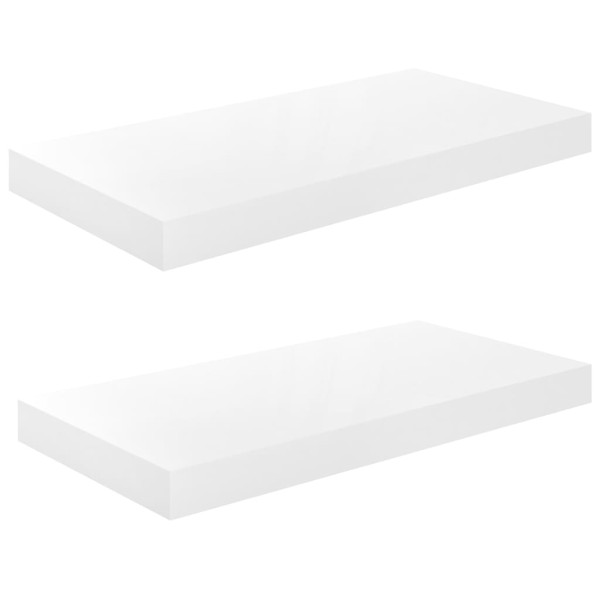 Półka ścienna Biały 50 x 23 x 3.8 cm MDF vidaXL