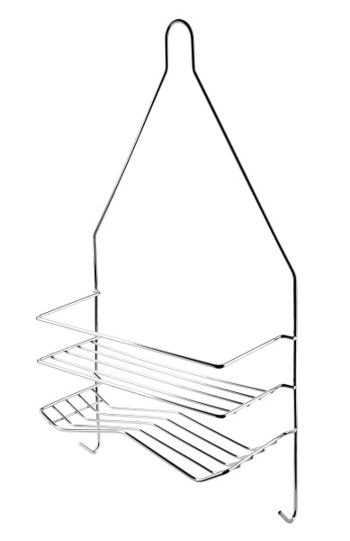CARL SILVER Półka łazienkowa 2 półki 25x9x45,5cm