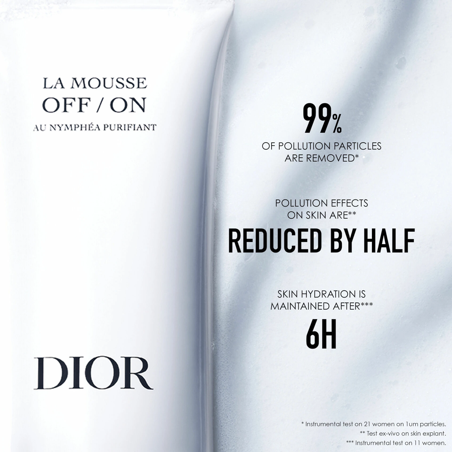 Pianka oczyszczająca OFF/ON 150 g - DIOR