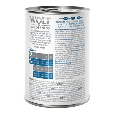 Wolf of Wilderness Adult Classic 6 x 400 g
