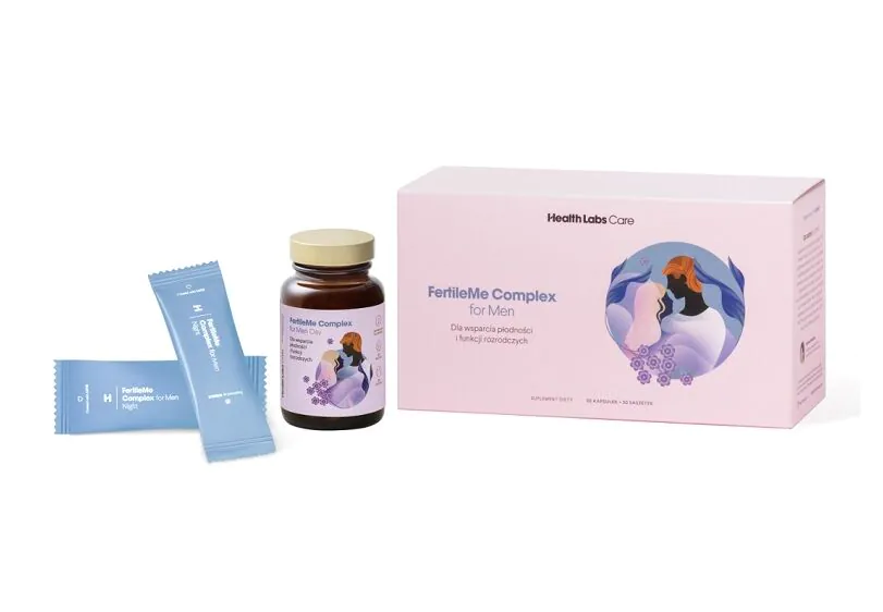 Health Labs Care FertilMe Complex For Men, Dla wsparcia płodności i funkcji rozrodczych mężczyzn