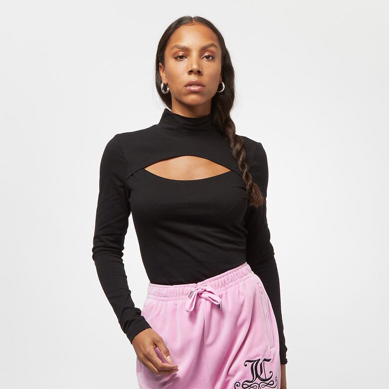 Ladies Cut-Out Turtleneck Longsleeve