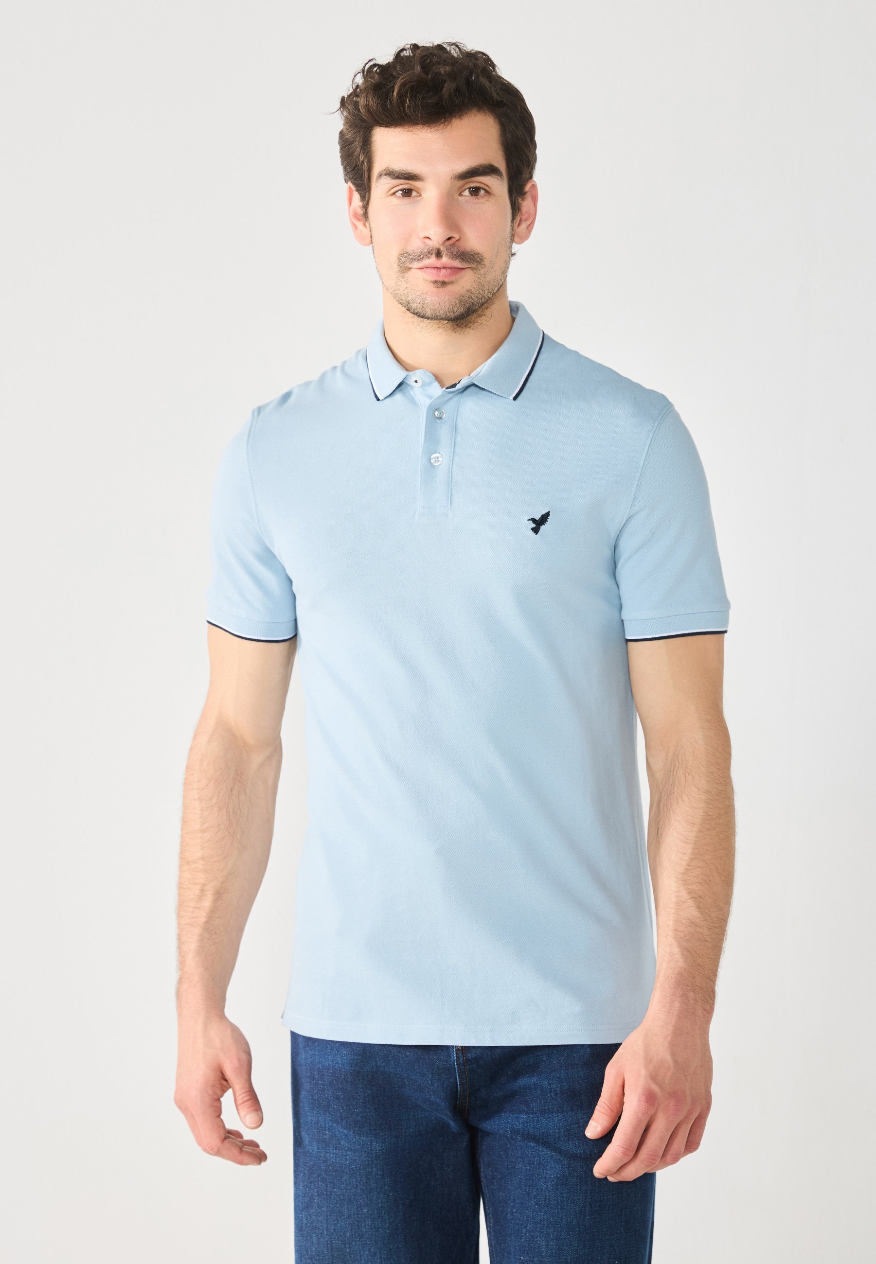 Polo Pier One - bleu brume