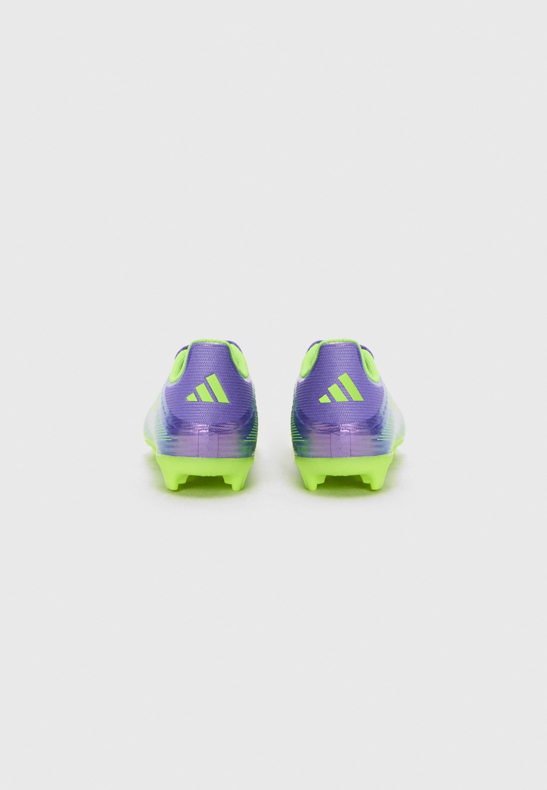 adidas Performance F50 LEAGUE - Chaussures de football pour terrain ferme - violet/blanc/citron clair