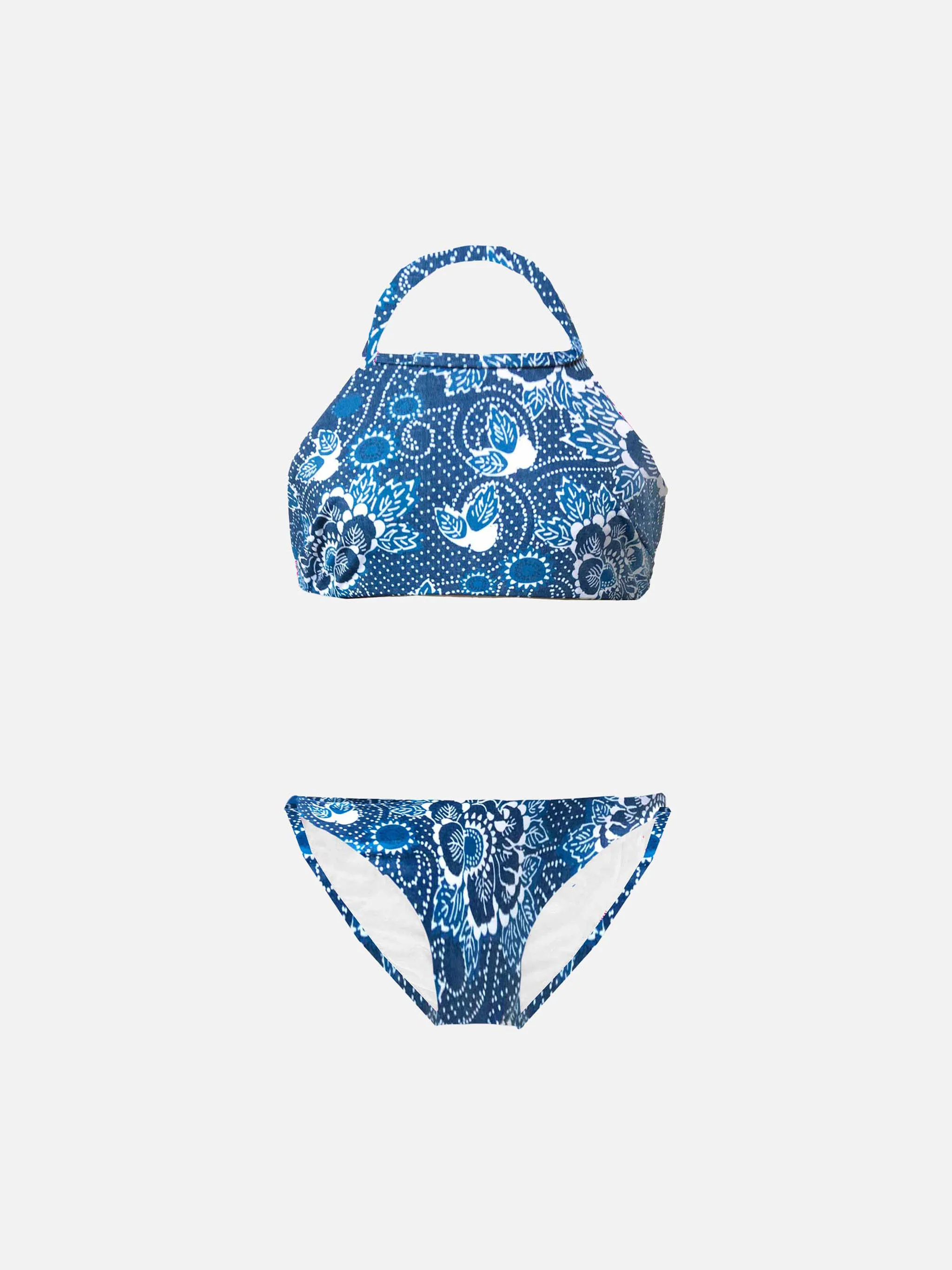 MEISJESBIKINI MET HALTERHALS