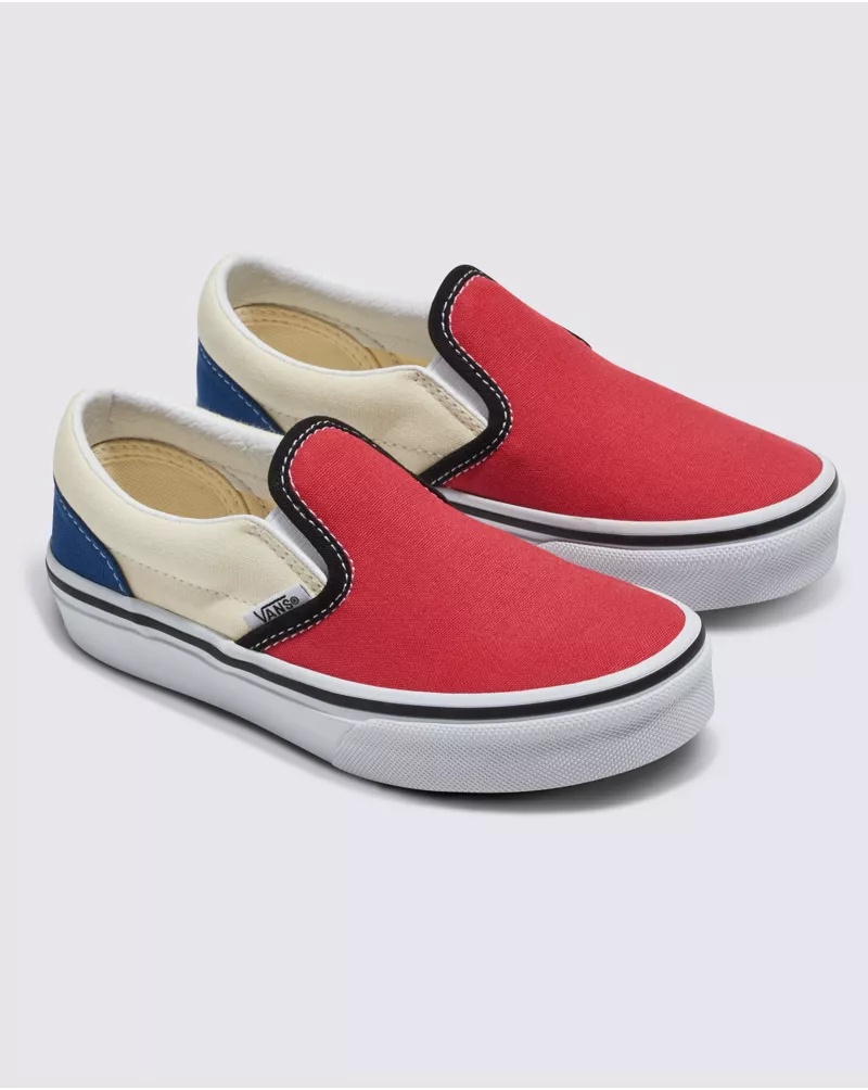 Kids Classic Slip-On Color Block Shoe