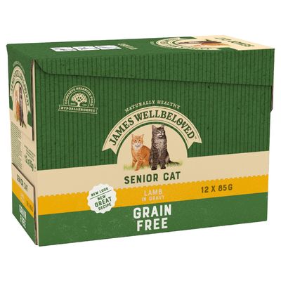 Σακουλάκια James Wellbeloved Senior Cat - Αρνί