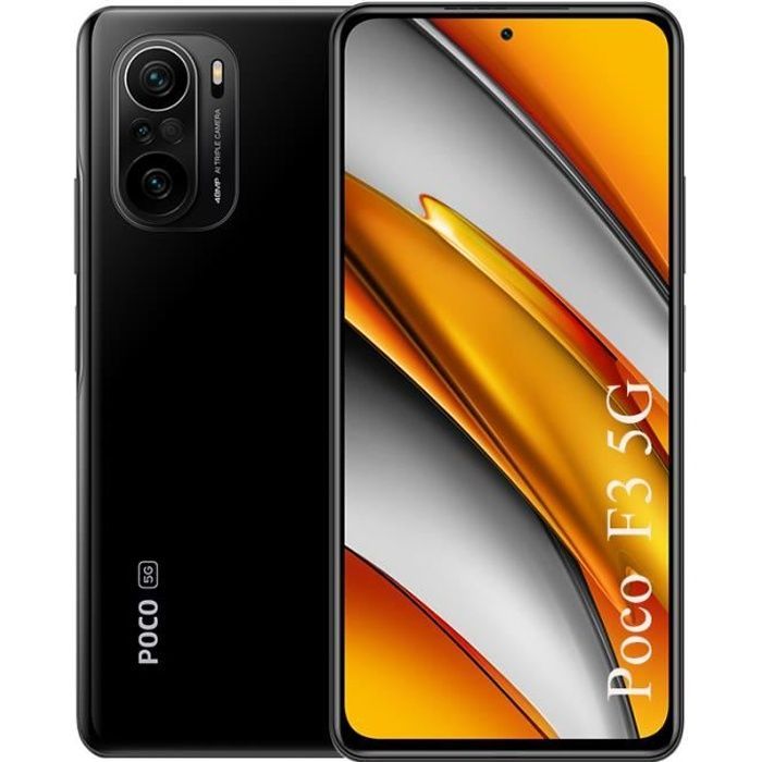 Xiaomi POCO F3 6GB 128GB Dyb Sort 5G Smartphone