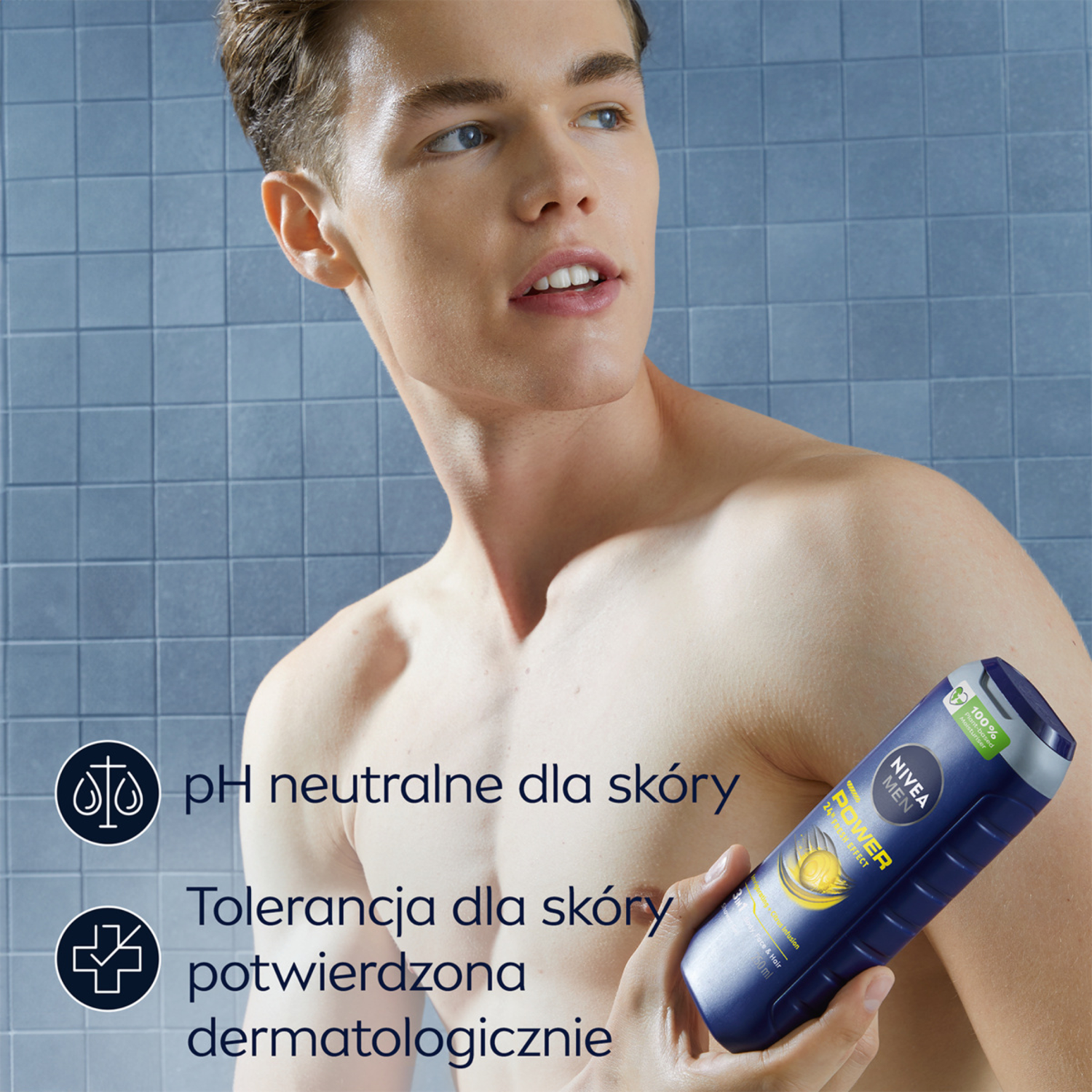 Nivea Men dusjsåpe for menn 500ml Power Refresh Men