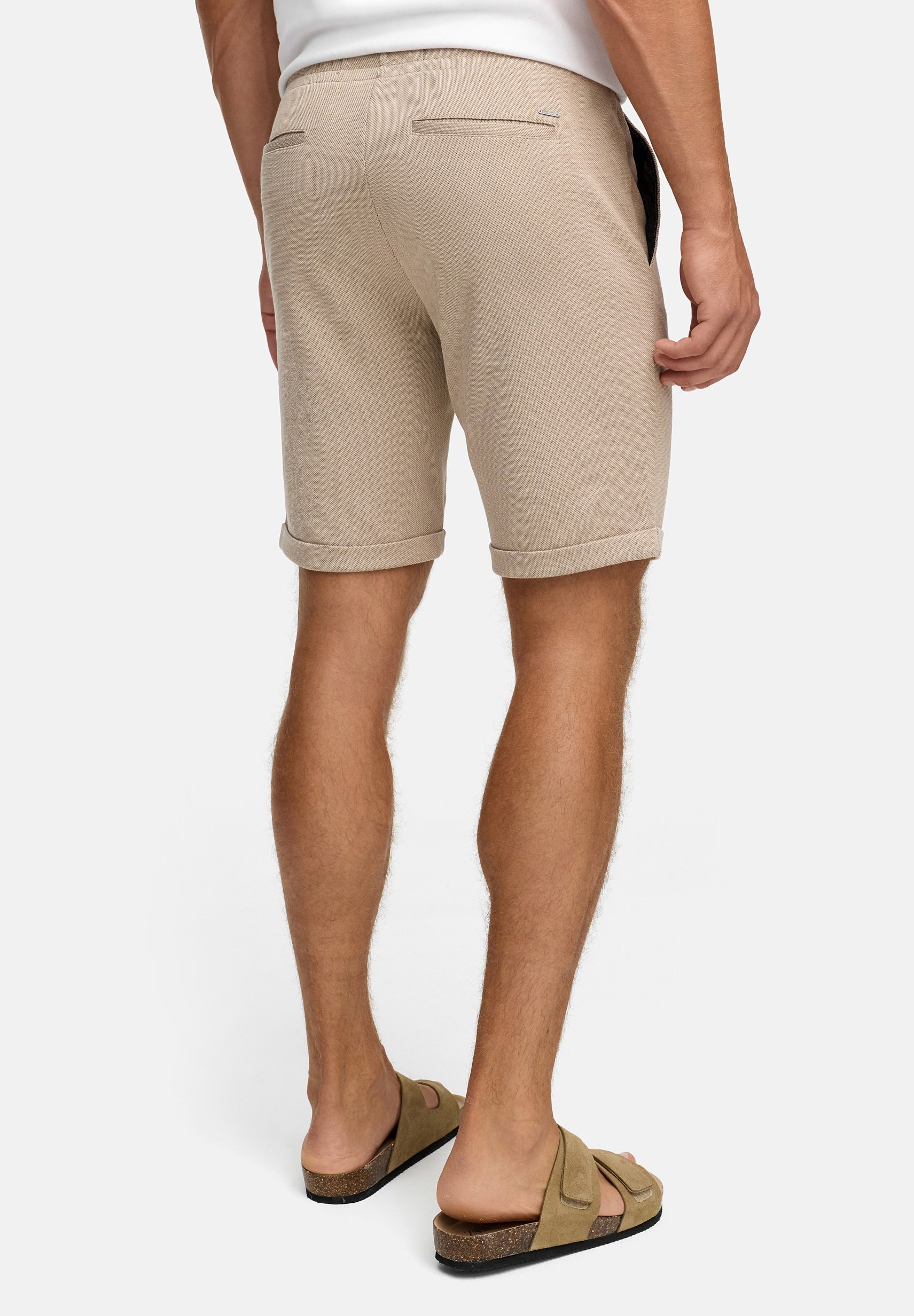INDICODE JEANS Shorts - simply taupe
