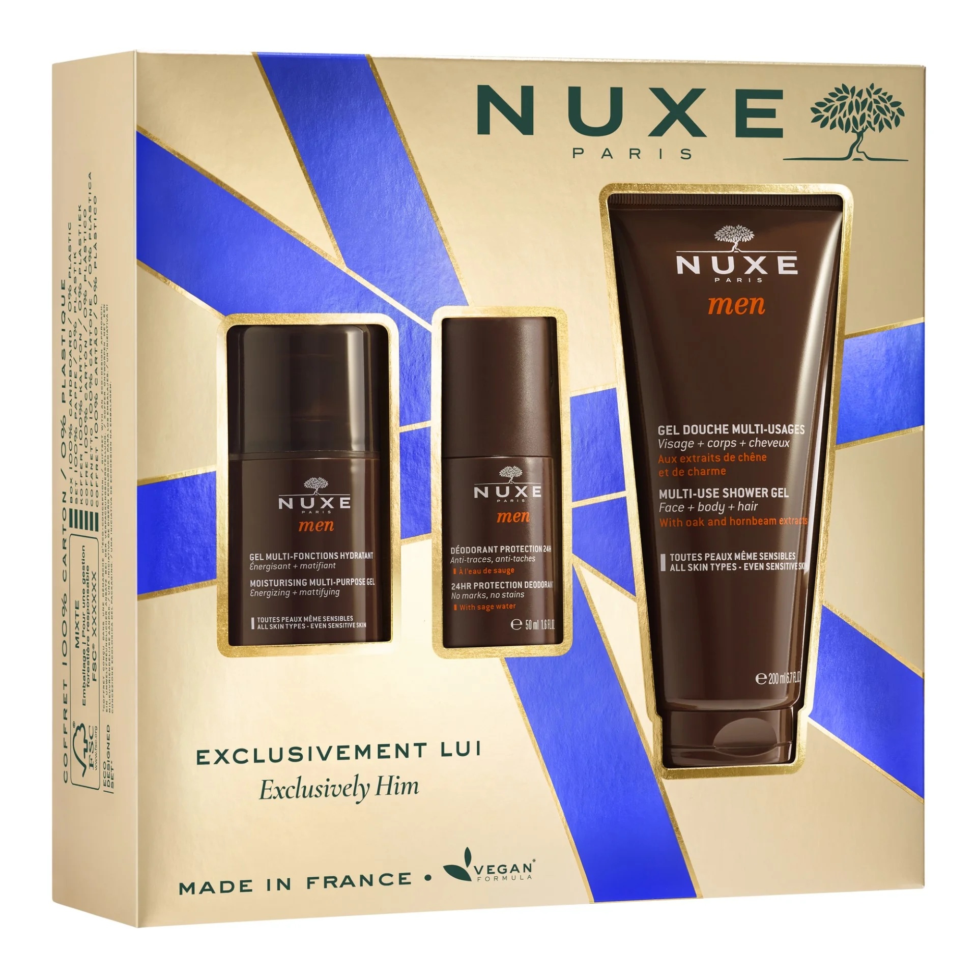 NUXE Nuxe Men Gel Hyd Pr10 50 ml