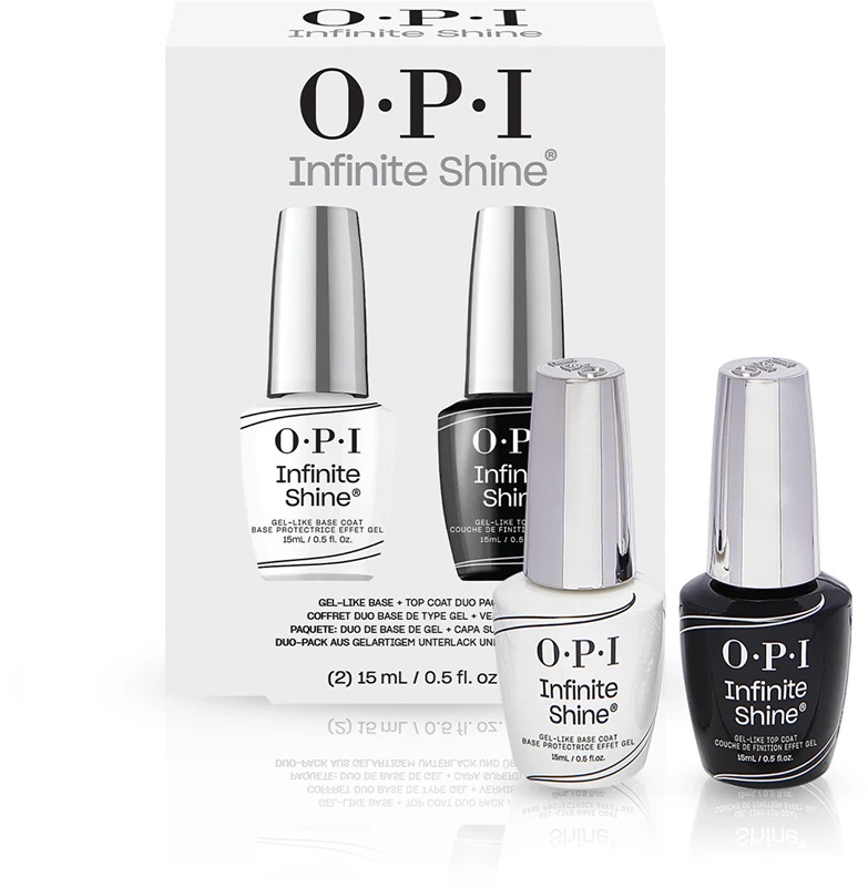 OPI Infinite Shine nagu bāze un virskārta