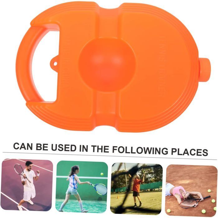 Entrenador técnico de tenis de plástico, dispositivo de entrenamiento práctico, accesorios para el swing. Etiqueta