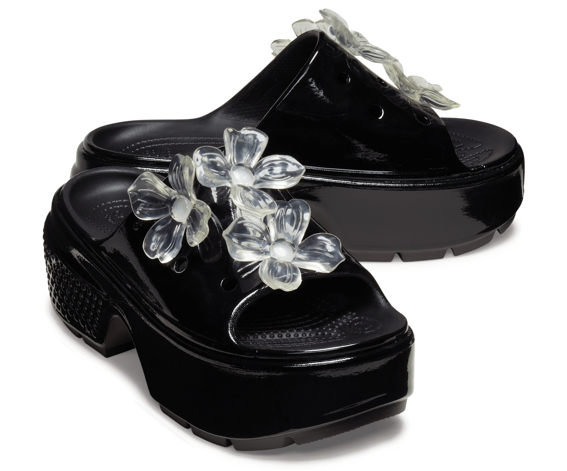 Stomp Hyper Floral High Shine Slide