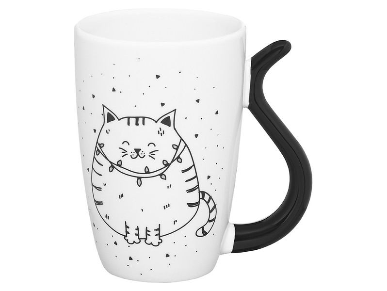 Kubek Black Cat I porcelanowy NBC 370 ml