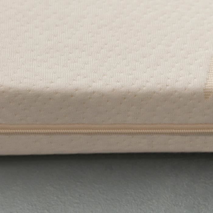 DODO Cubrecolchón Le Végétal - Funda desenfundable - 140x190 cm